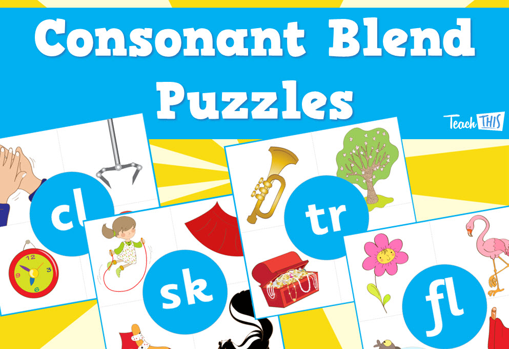 Consonant Blend Puzzles