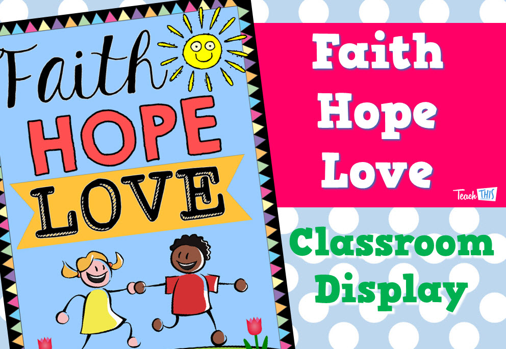 Faith Hope Love Poster