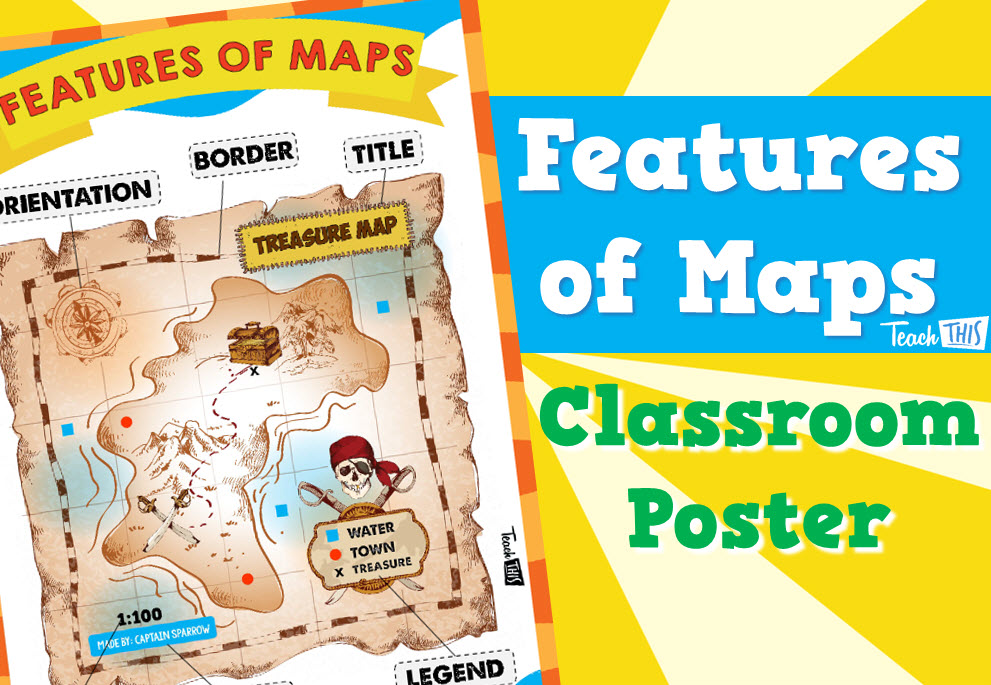 Features of Maps Poster