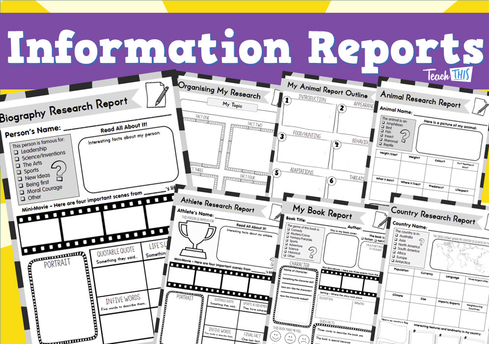 Information Report Outlines