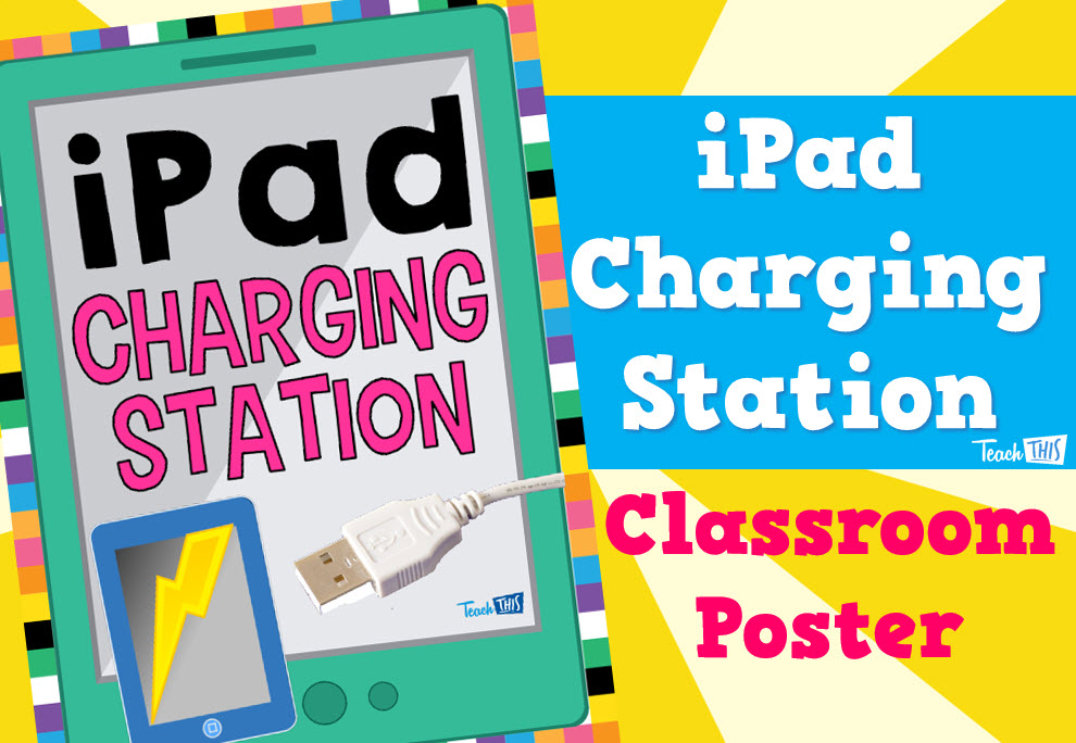 iPad Charging Station Poster