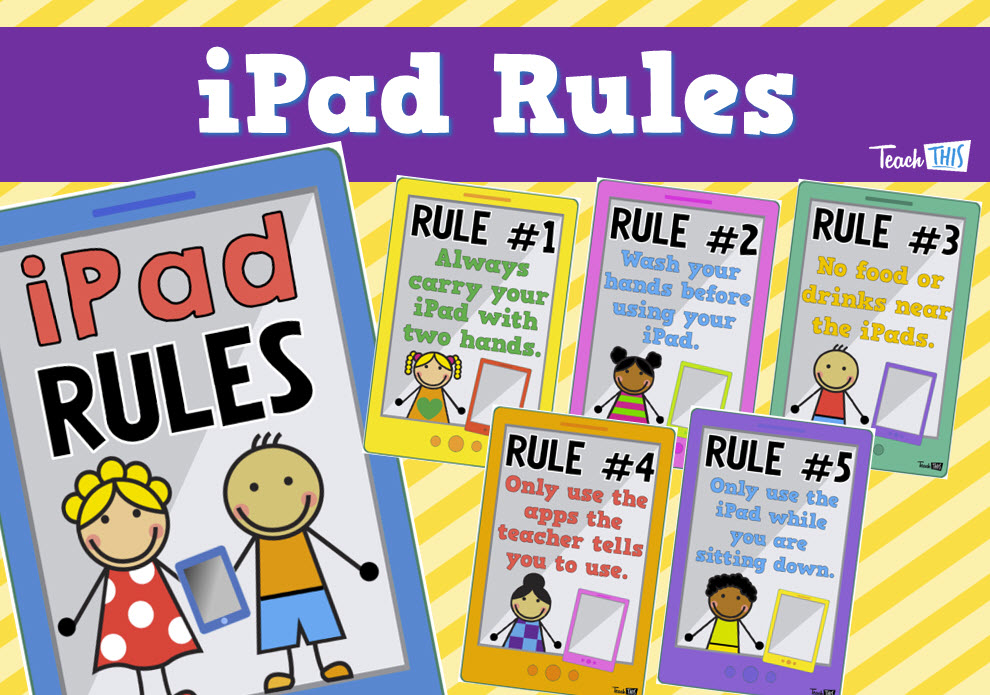 iPad Rules Posters