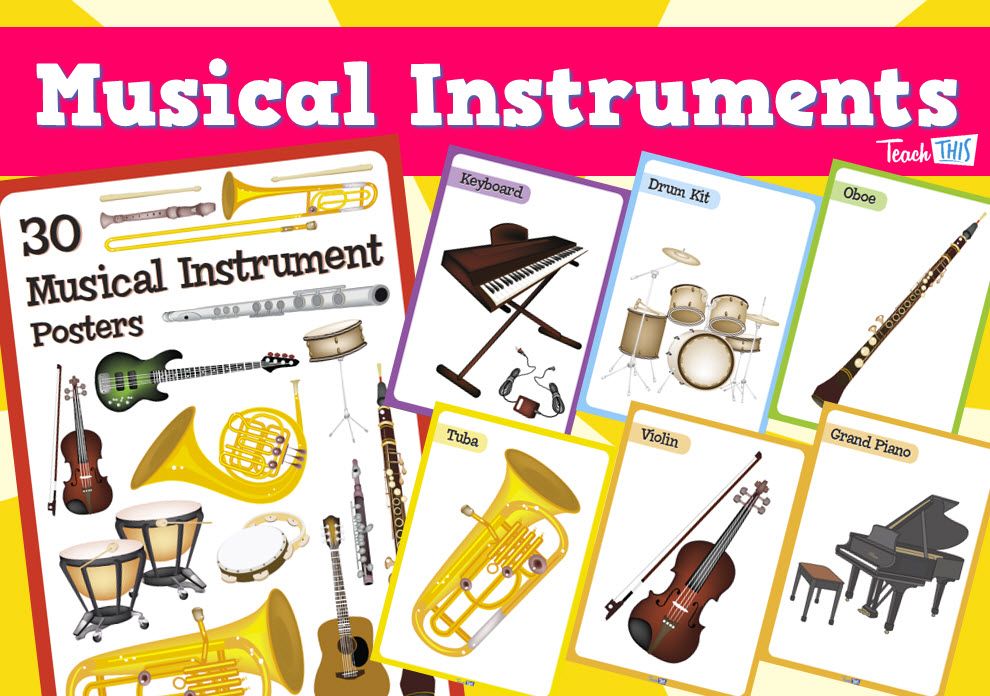Musical Instrument Posters