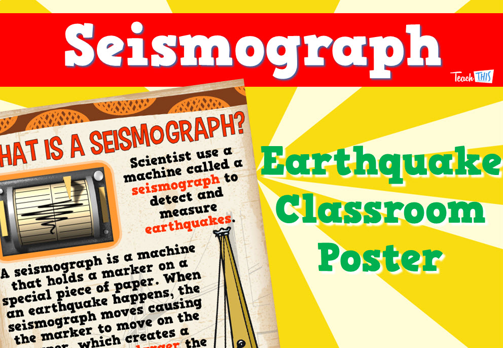 Seismograph Poster