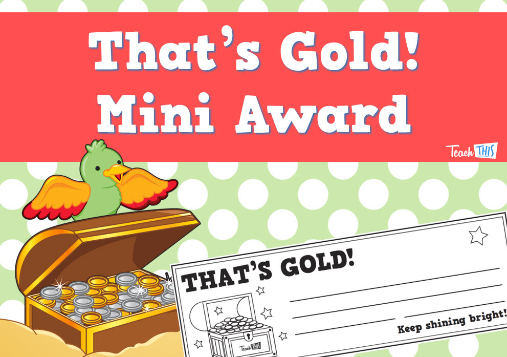 That's Gold Mini Award