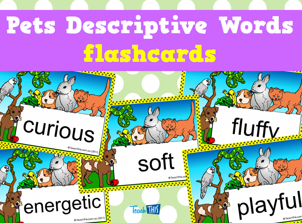 Pets Descriptive Words