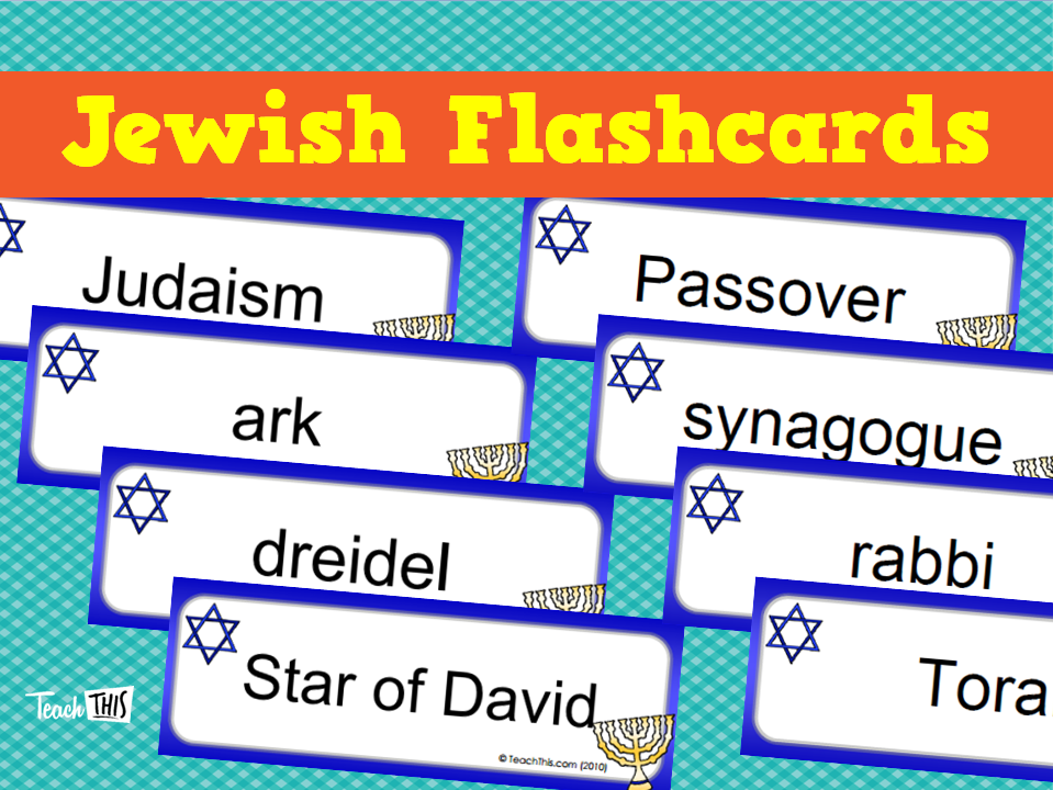 Jewish Flashcards