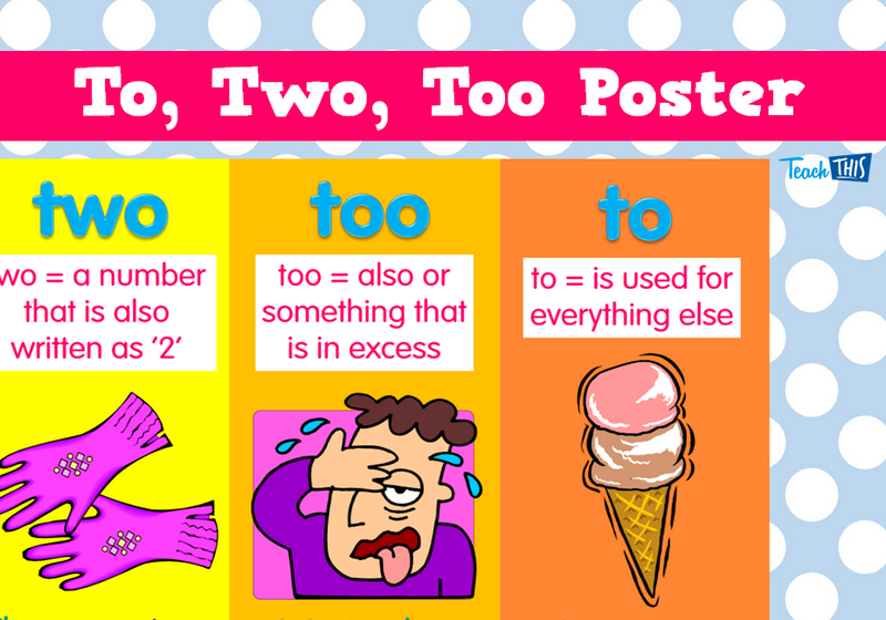 To, Two, Too Poster