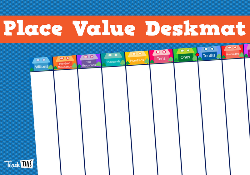 Place Value Deskmat