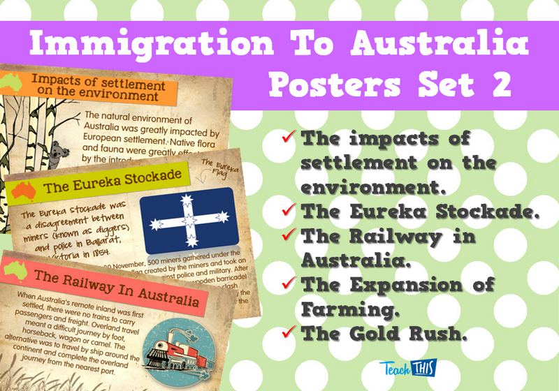 Immigration To Australia Posters Set 2