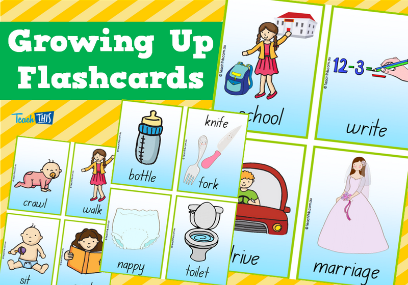 Growing Up Flashcards