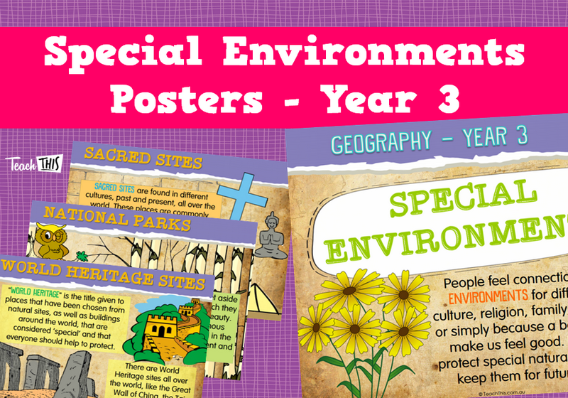 Special Environments Posters - Year 3