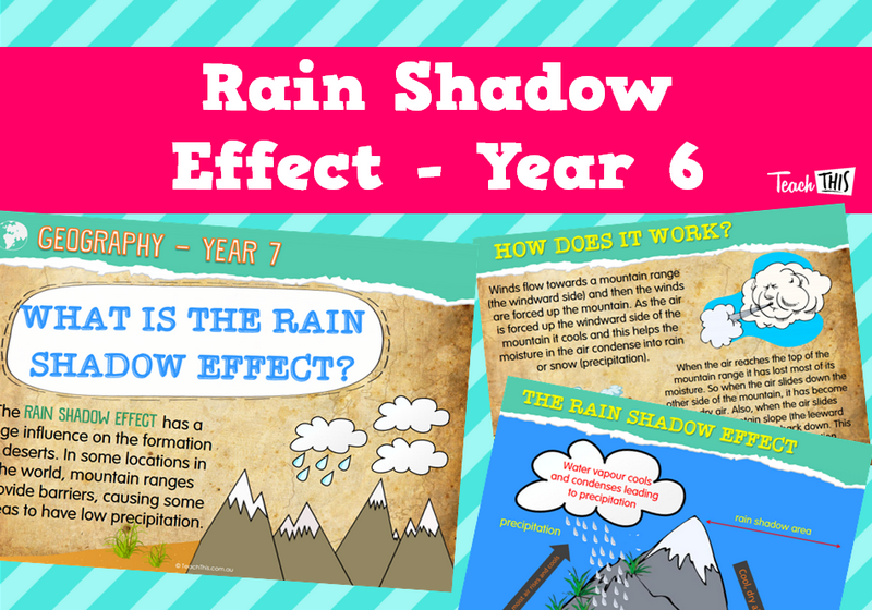 Rain Shadow Effect - year 6