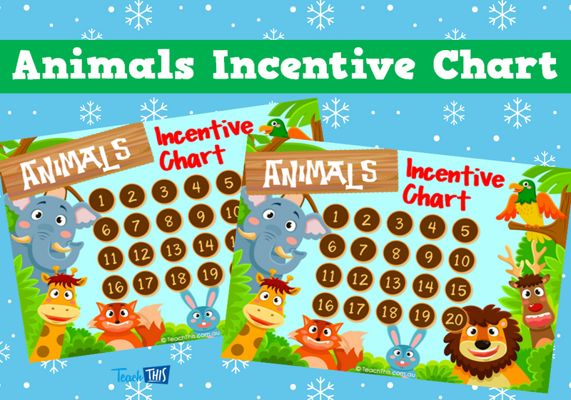 Animals Incentive Chart