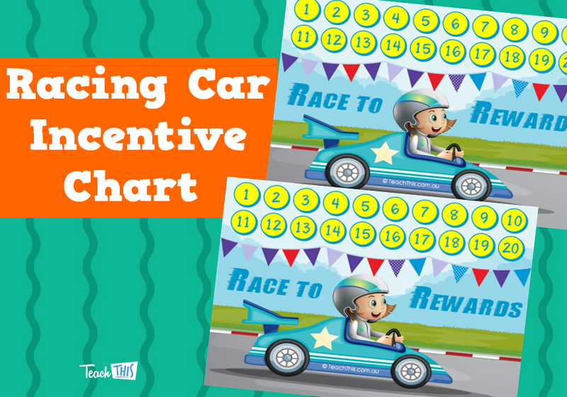 Racing Car Incentives Chart