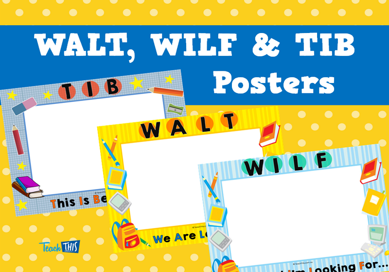 WALT, WILF & TIB Posters