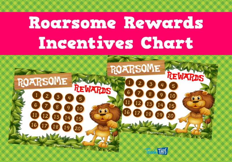 Roarsome Rewards Incentives Chart