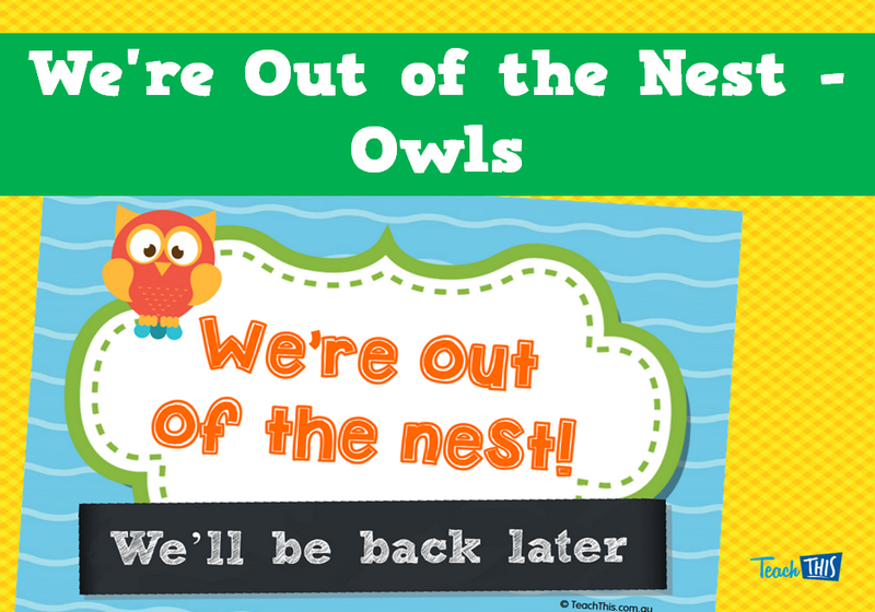 We're Out of the Nest - Owls