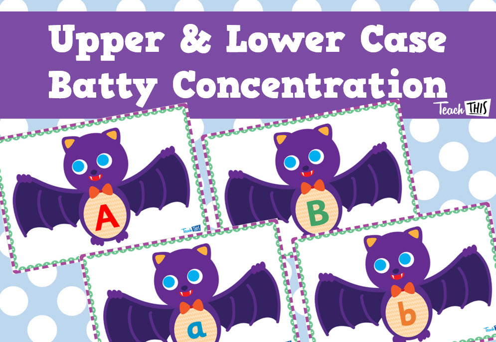 Upper and Lower Case Batty Concentration
