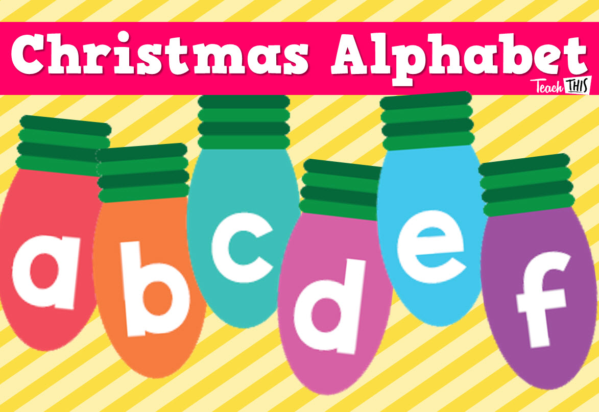 Christmas Alphabet Lights