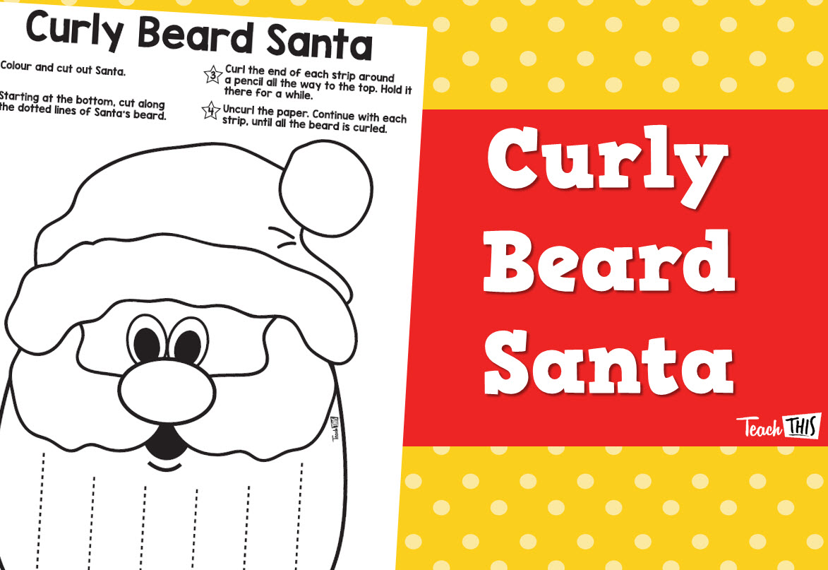 Curly Beard Santa