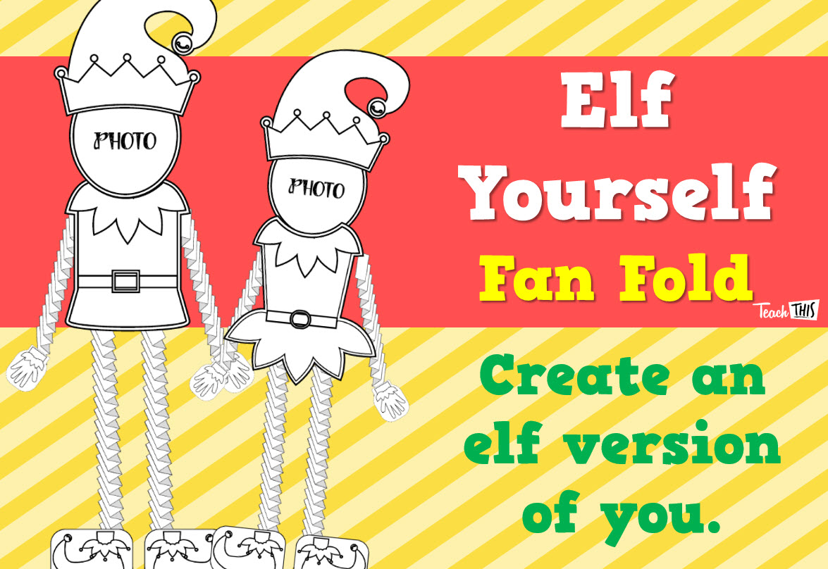 Elf Yourself-fan fold