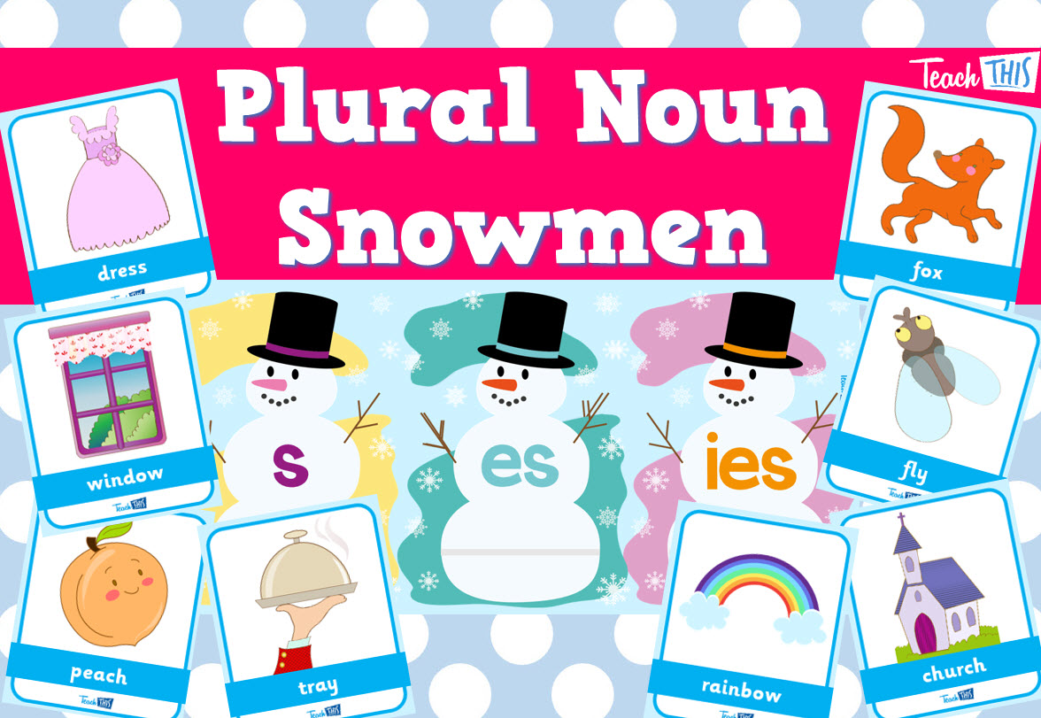 Plural Noun Snowmen