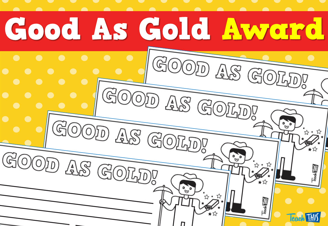 Good as Gold Award