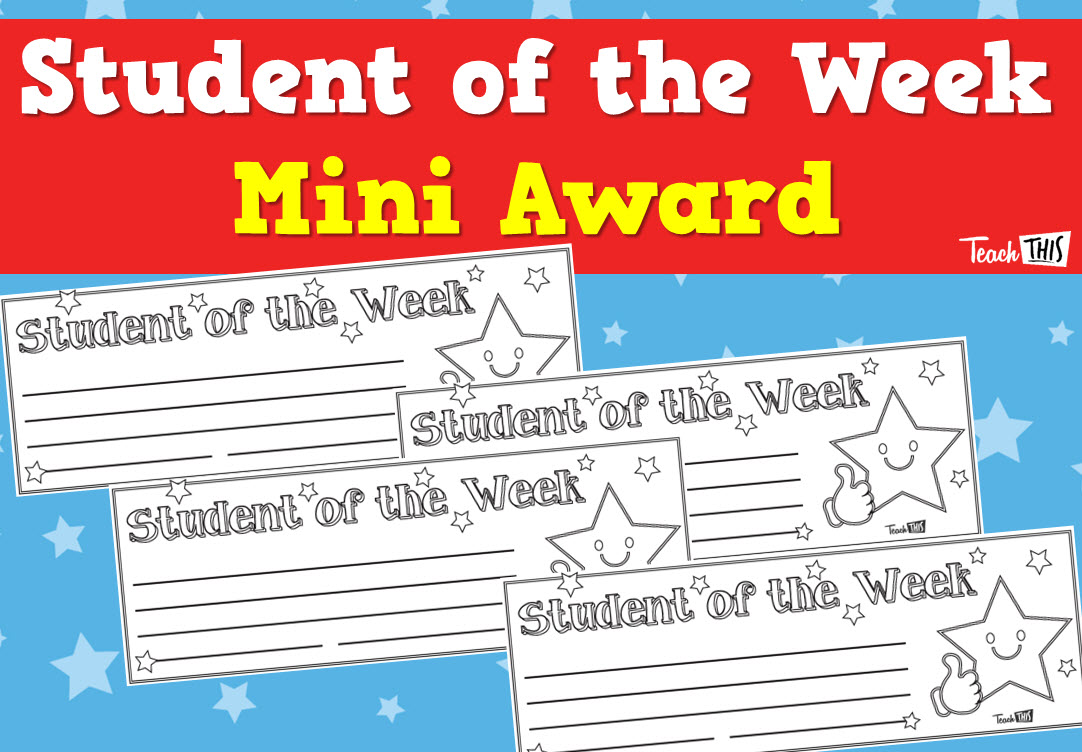 Student of the Week Mini Award