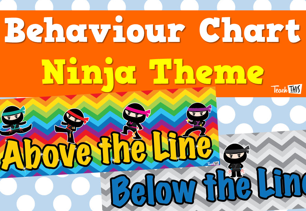 Behaviour Chart - Ninja Theme
