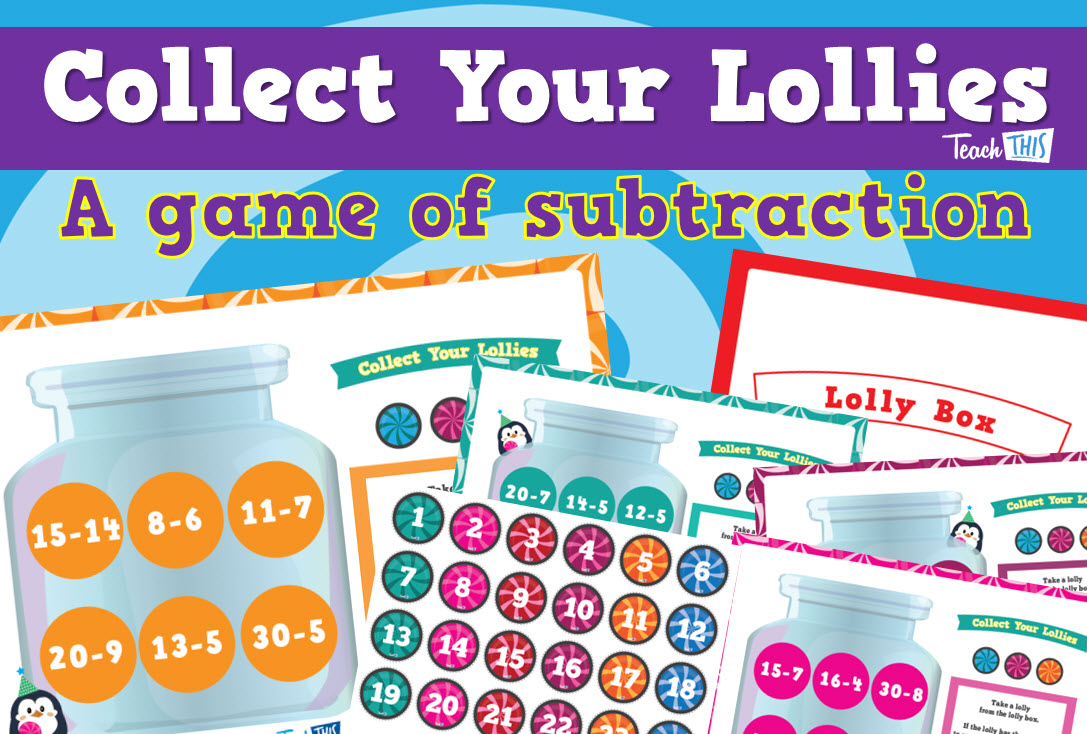Collect Your Lollies - Game of Subtraction