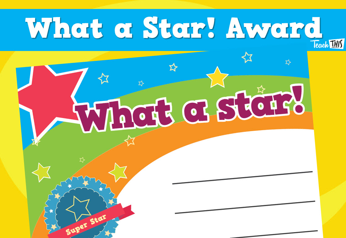 Certificate - What a Star!