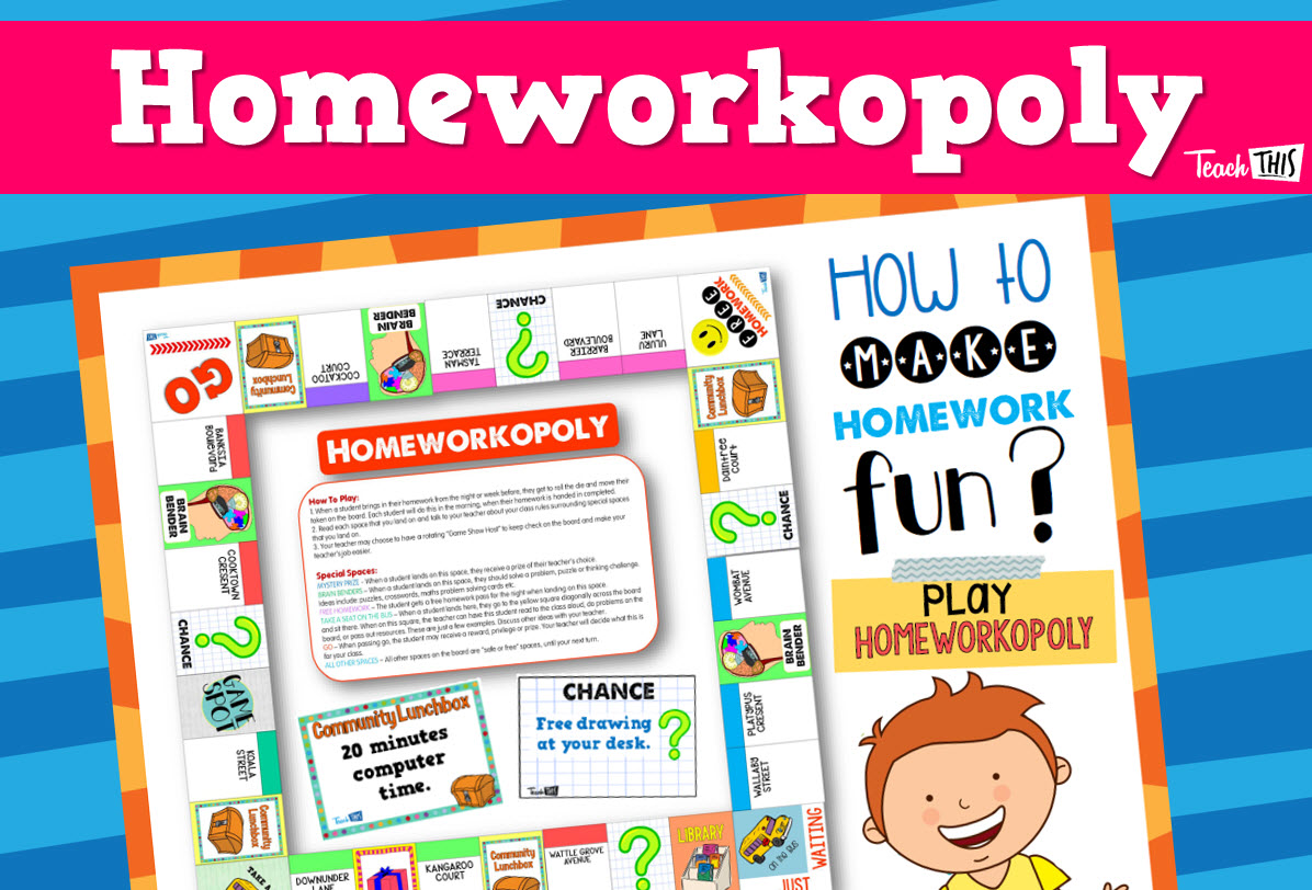 Homeworkopoly - Reward System