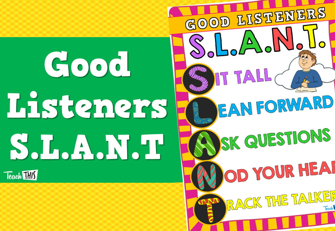 Good Listeners SLANT Poster