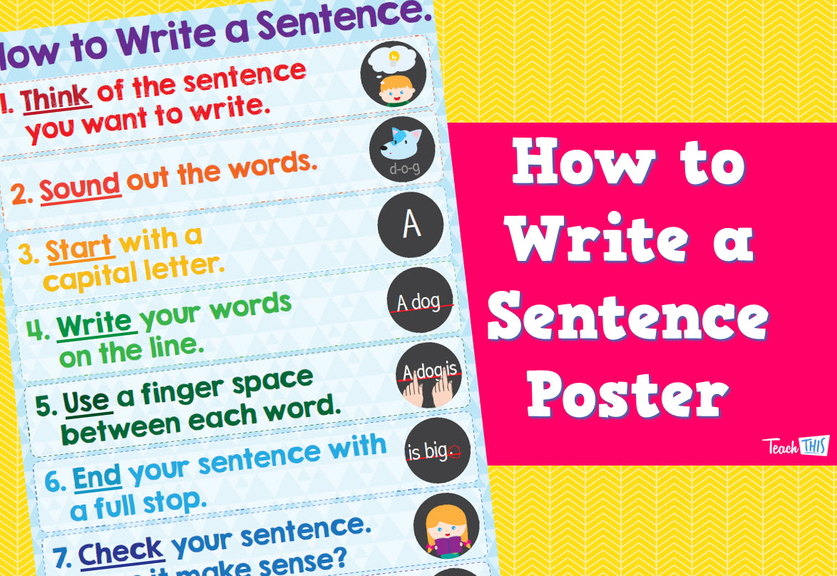 How to write a Sentence Poster