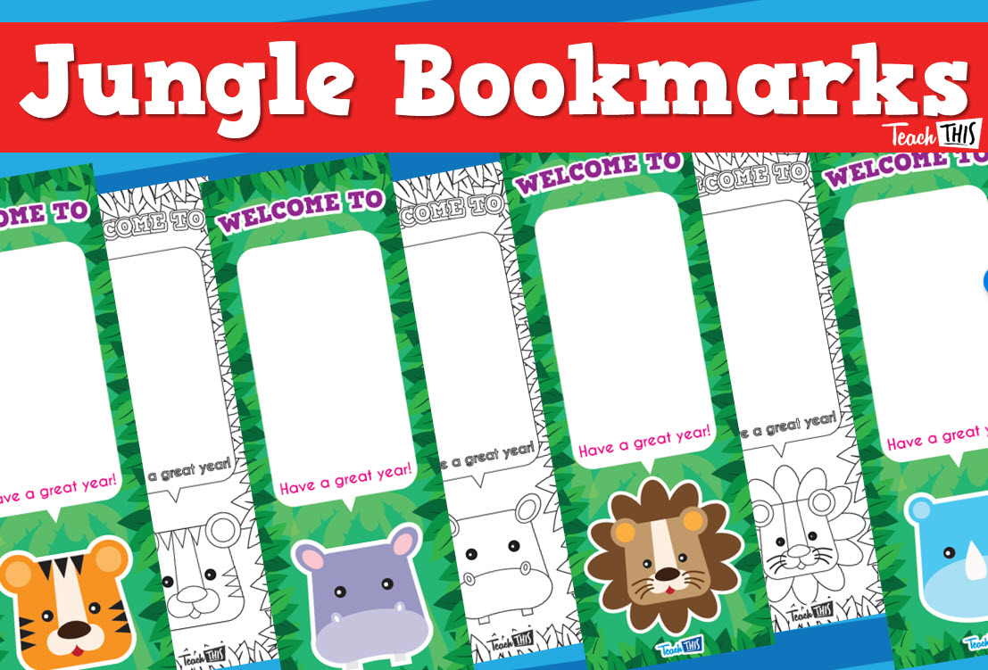 Jungle Bookmarks
