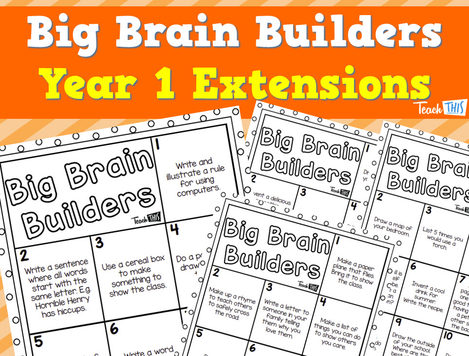 Big Brain Builders - Year 1 - Extensions