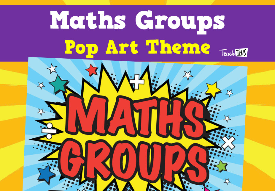 Maths Groups - Pop Art