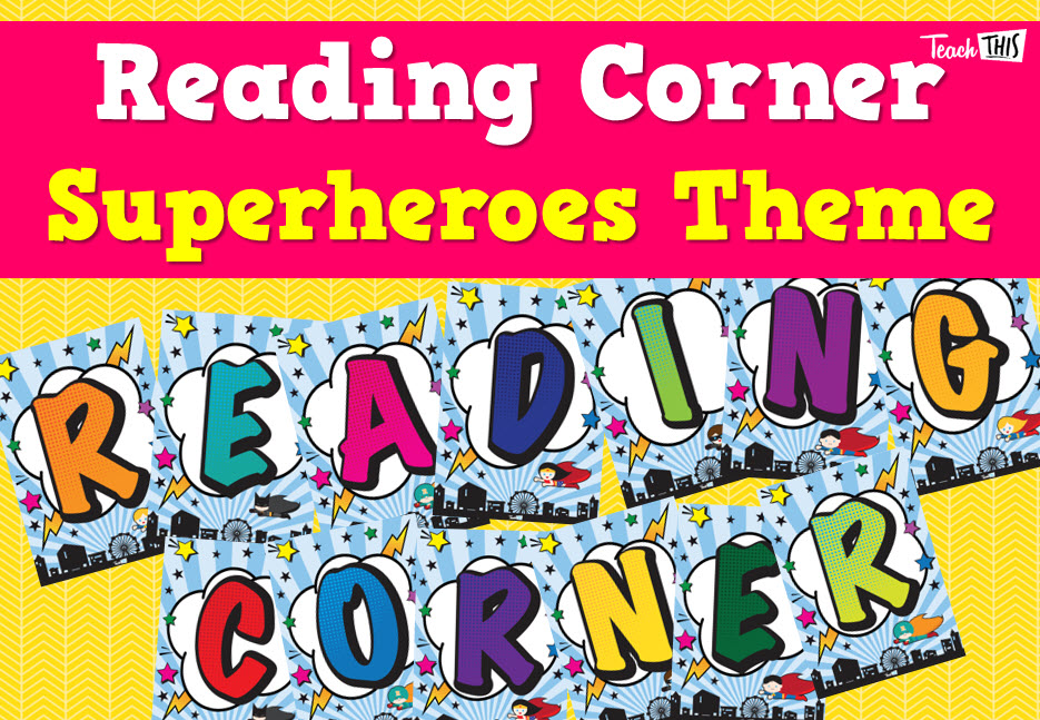Reading Corner - Superheroes Ver. 2