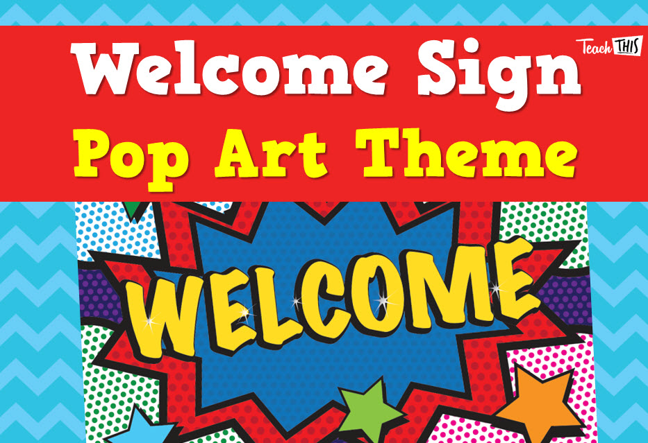 Welcome - Pop Art