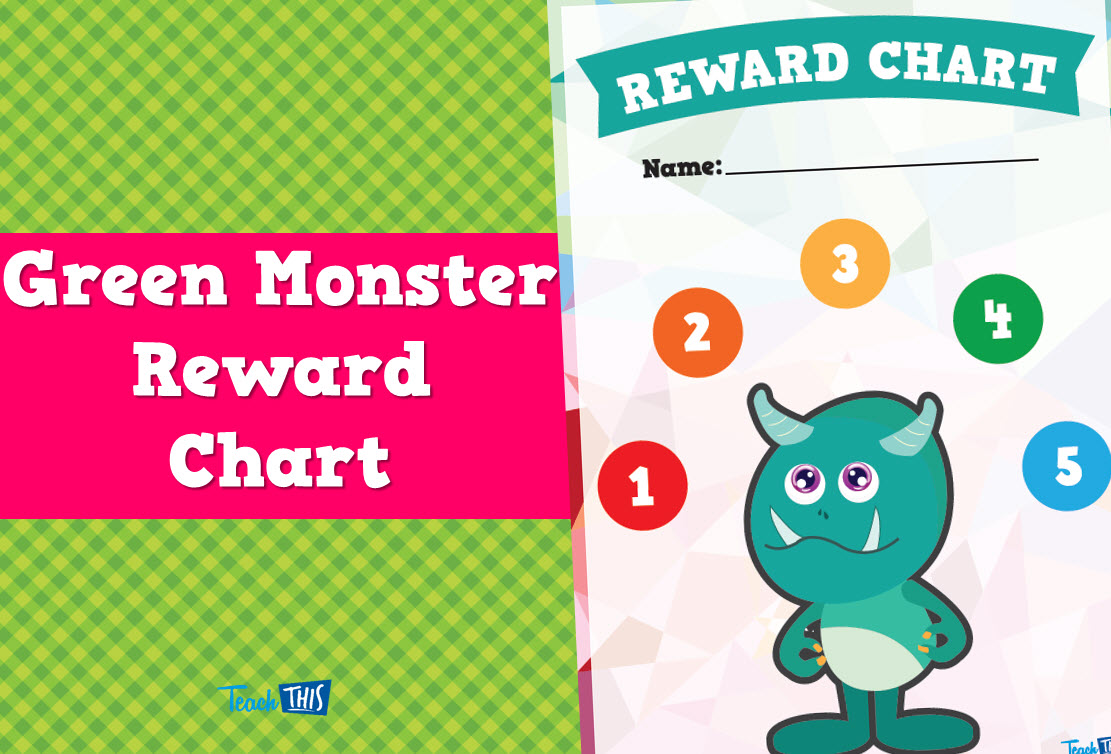 Reward Chart - Green Monster