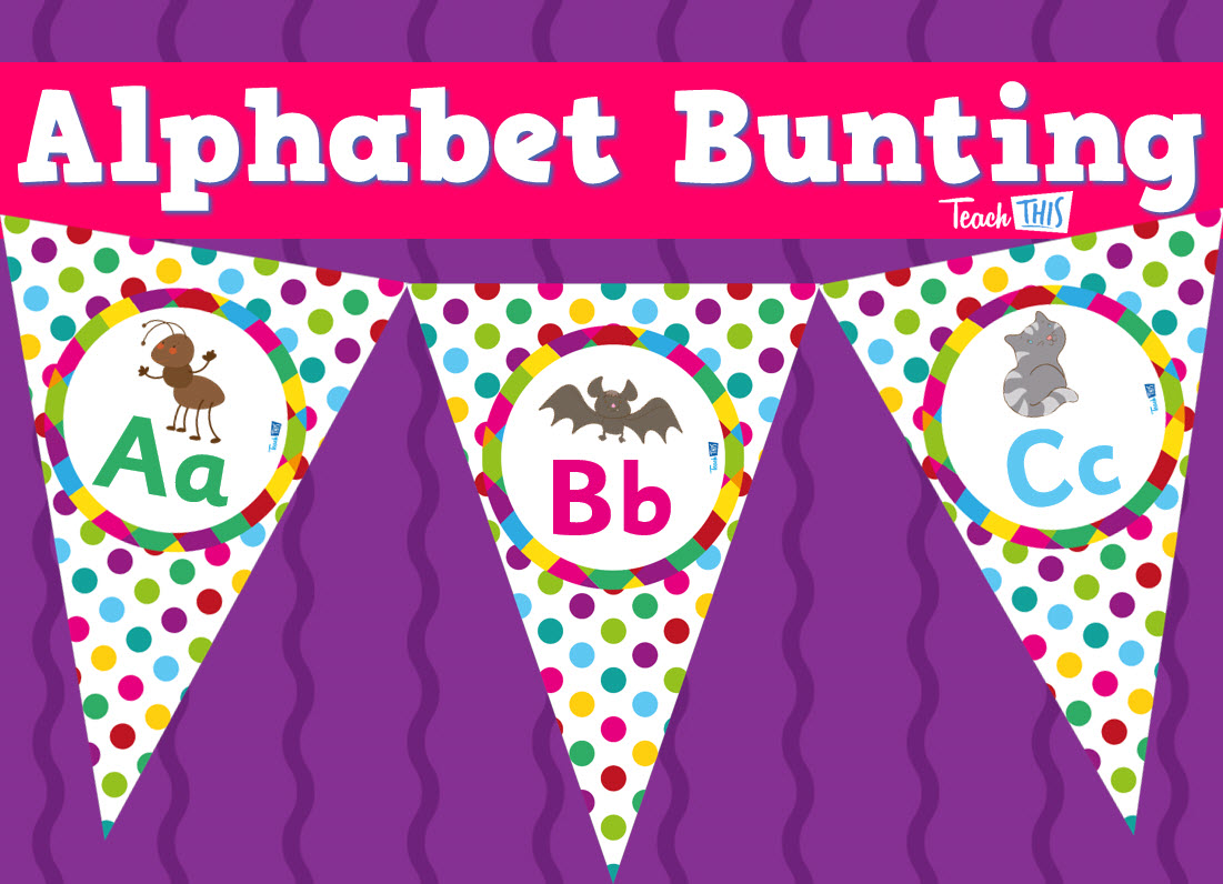 Alphabet Bunting