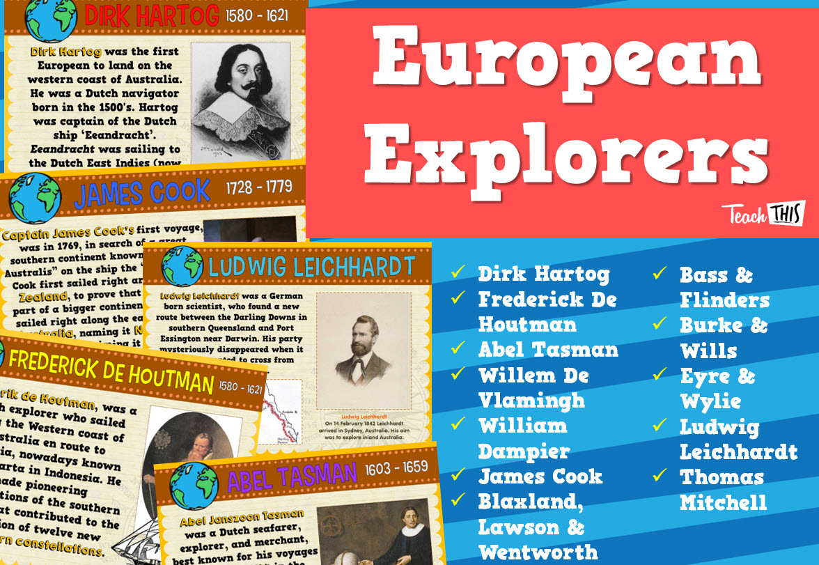 European Explorers - Poster Set