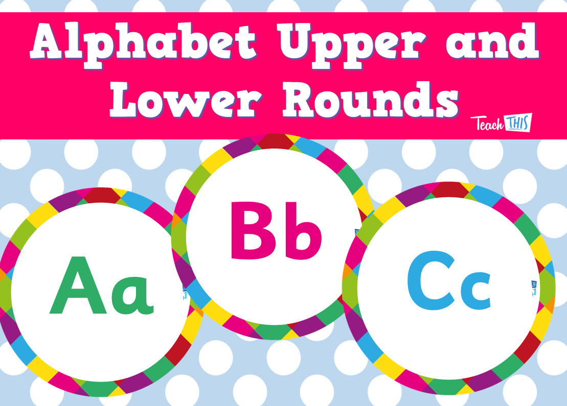 Alphabet - Upper & Lower Rounds