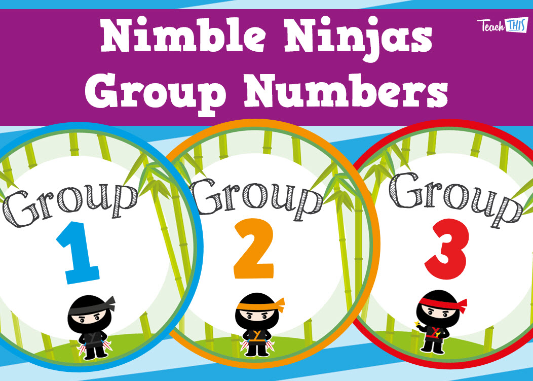 Group Numbers - Ninjas