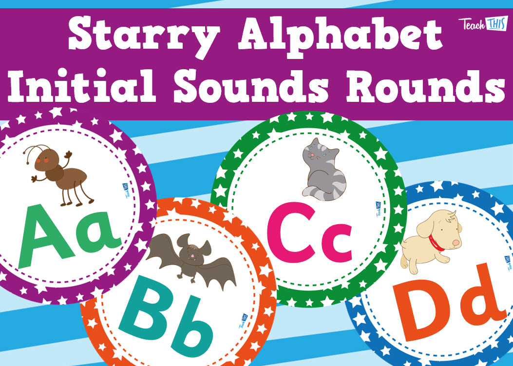 Starry - Upper Lower Phonic Word Wall Rounds
