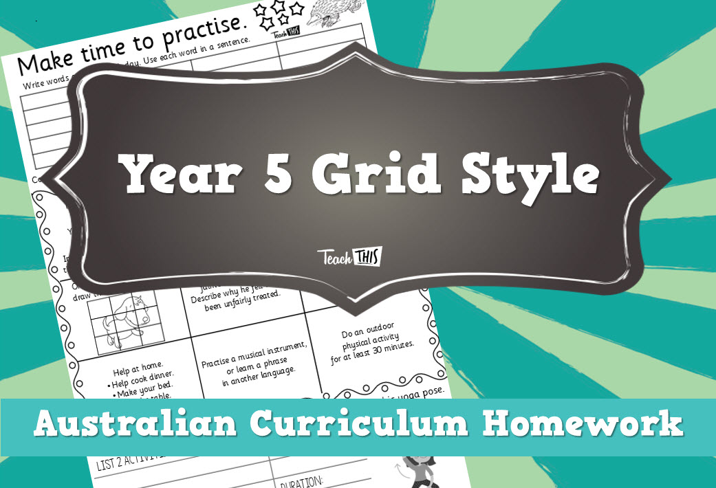 Homework Year 5 Grid Style