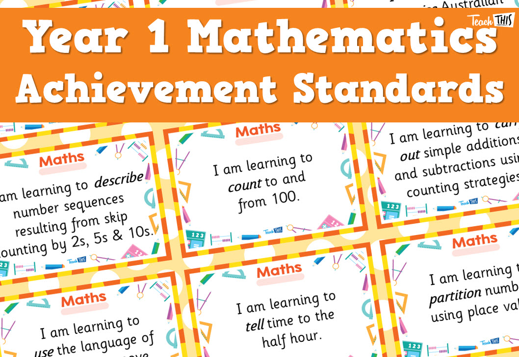 Maths Achievement Standards - Yr1