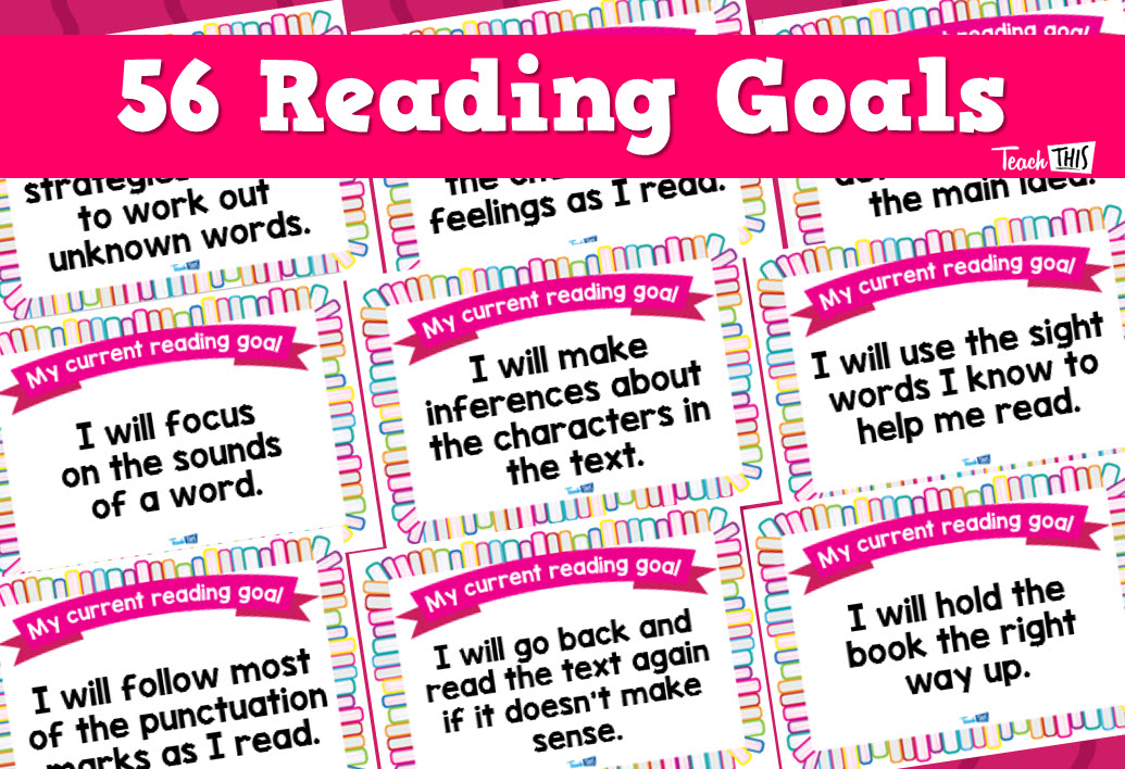 Reading Goal Cards