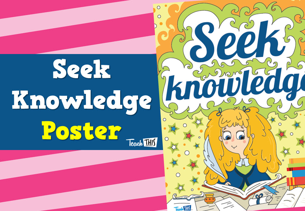 Seek Knowledge Poster